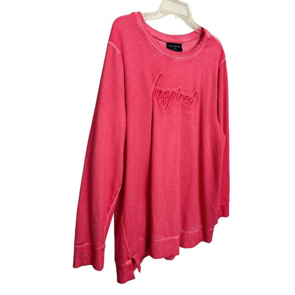 Lane Bryant Embroidered Inspired Graphic Long Sleeve Sweatshirtn - Size 14/16 - Picture 6 of 9